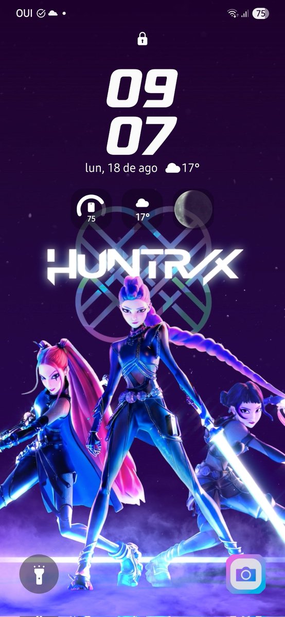 WinterGuardian0's tweet photo. Nice #HUNTRX theme @SamsungMobile https://t.co/3BLzYPbtiA