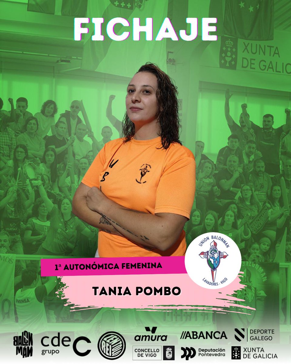 FICHAJE

Tania Pombo vuelve a Lavadores y se convierte en el segundo fichaje del equipo de 1ª Autonómica. 

Junto a Antía, completa una portería de garantías!

#UBL #fgbalonman #NON #XuntadeGalicia #DeputacióndePontevedra #ConcellodeVigo #grupocdec #Anubia #Amura #ReiZentolo