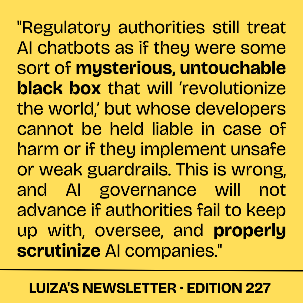 Unpopular opinion: AI governance has hit a wall, and the AI chatbot Wild West illustrates that.