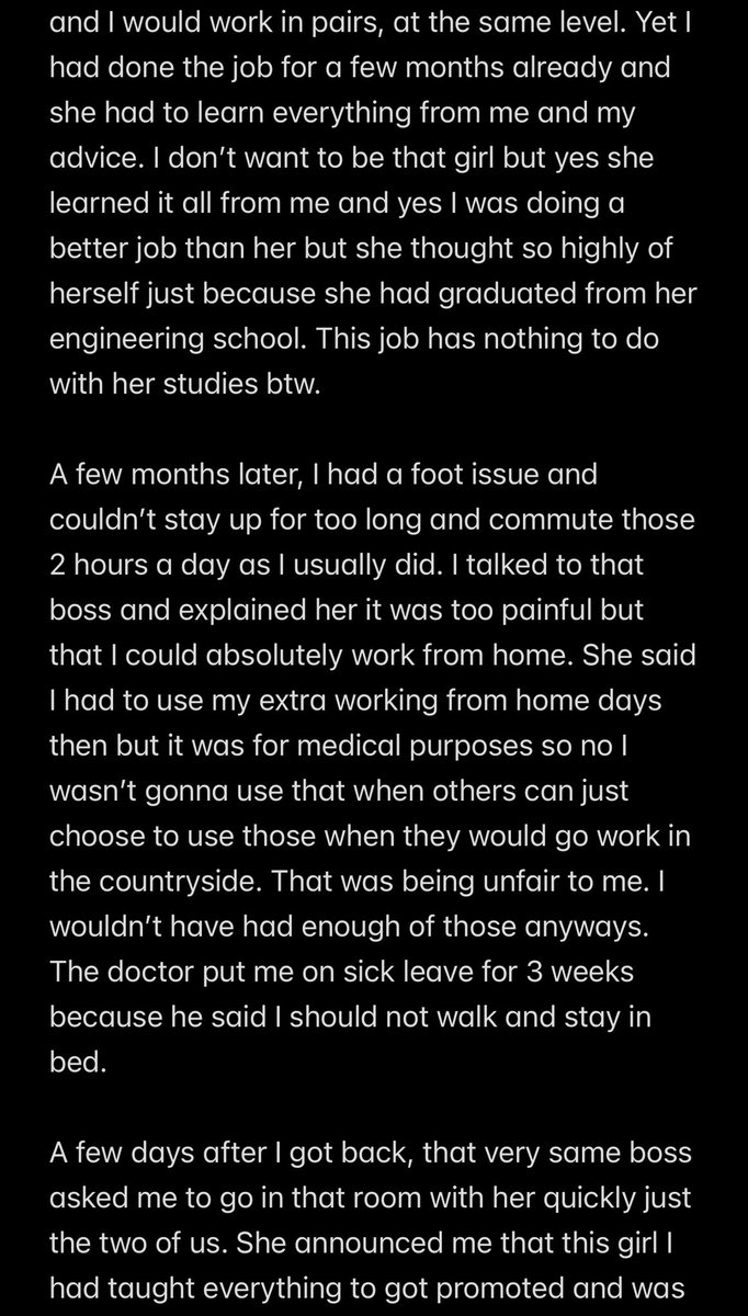 phistoandfly's tweet photo. I needed to get some stuff out of my chest so this is a giant work vent for anyone who wants to read. It’s very personal but somehow I needed to unpack all of this so… here it is. I’ll appreciate any advice or thought, thanks 🥺❤️ (1/4) https://t.co/Nn6wYOnZXY