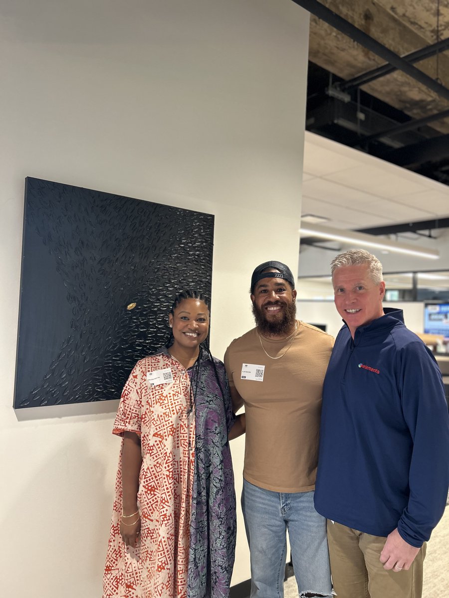 elementsCU's tweet image. Our DEIB Council hosted their quarterly Munch &amp;amp; Learn featuring the founders of @ganggangculture.

GANGGANG is hosting the fifth anniversary of the BUTTER Fine Arts Fair, August 28 - 31 at The Stutz. 

Tickets: eventbrite.com/e/butter-fine-….