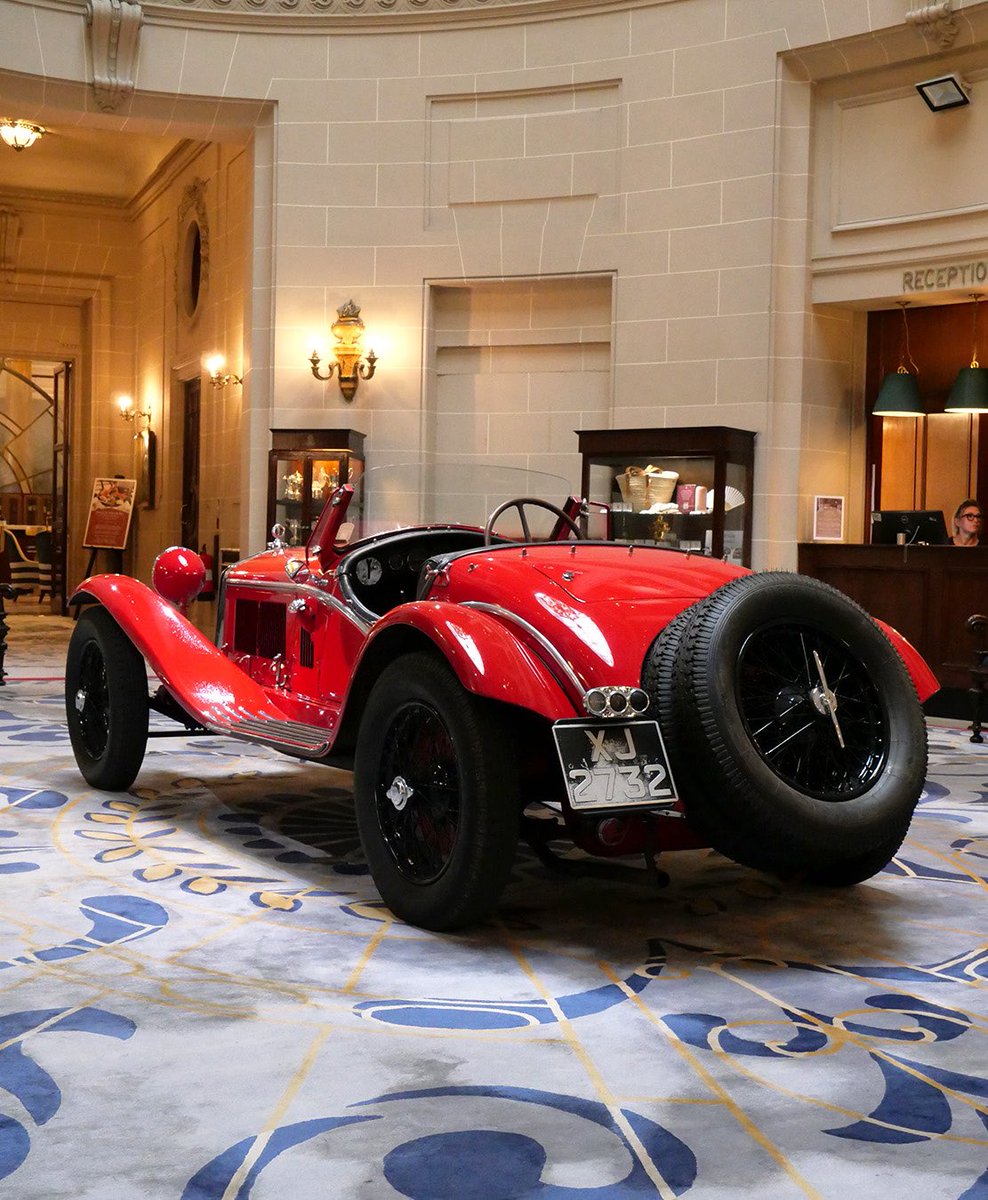 The Alfa Romeo 6C 1750 Gran Sport earned fame for its racing pedigree, notably setting a Mille Miglia record by averaging over 100 km/h across the demanding 1,600 km route. It has its own Italian competition history - having been rallied in period - making it an iconic machine.
