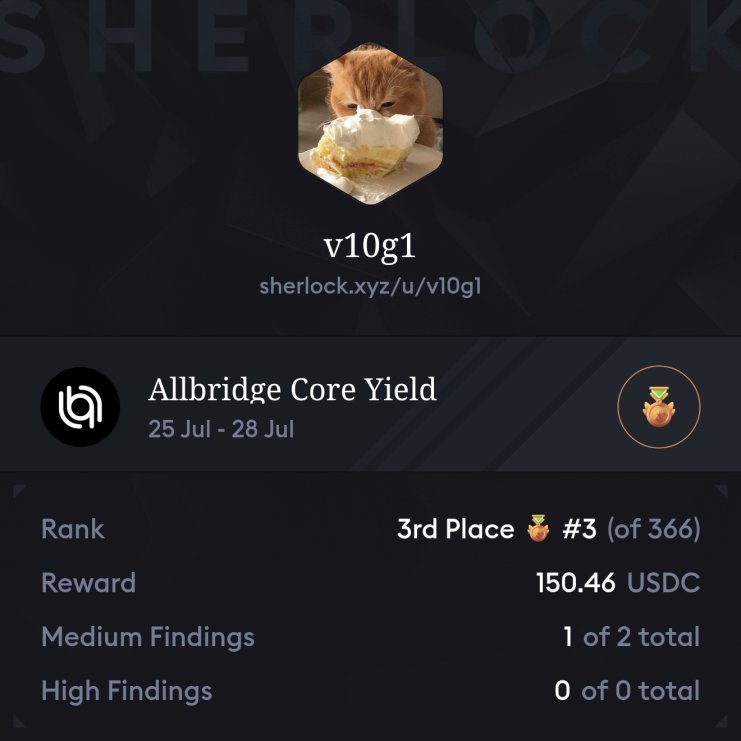 v10g_'s tweet photo. My first contest result from @sherlockdefi. Just two months ago, I had no idea what blockchain really was. Big thanks to my cat friends for helping me get started with Web3 security. https://t.co/7jSpVndpG2