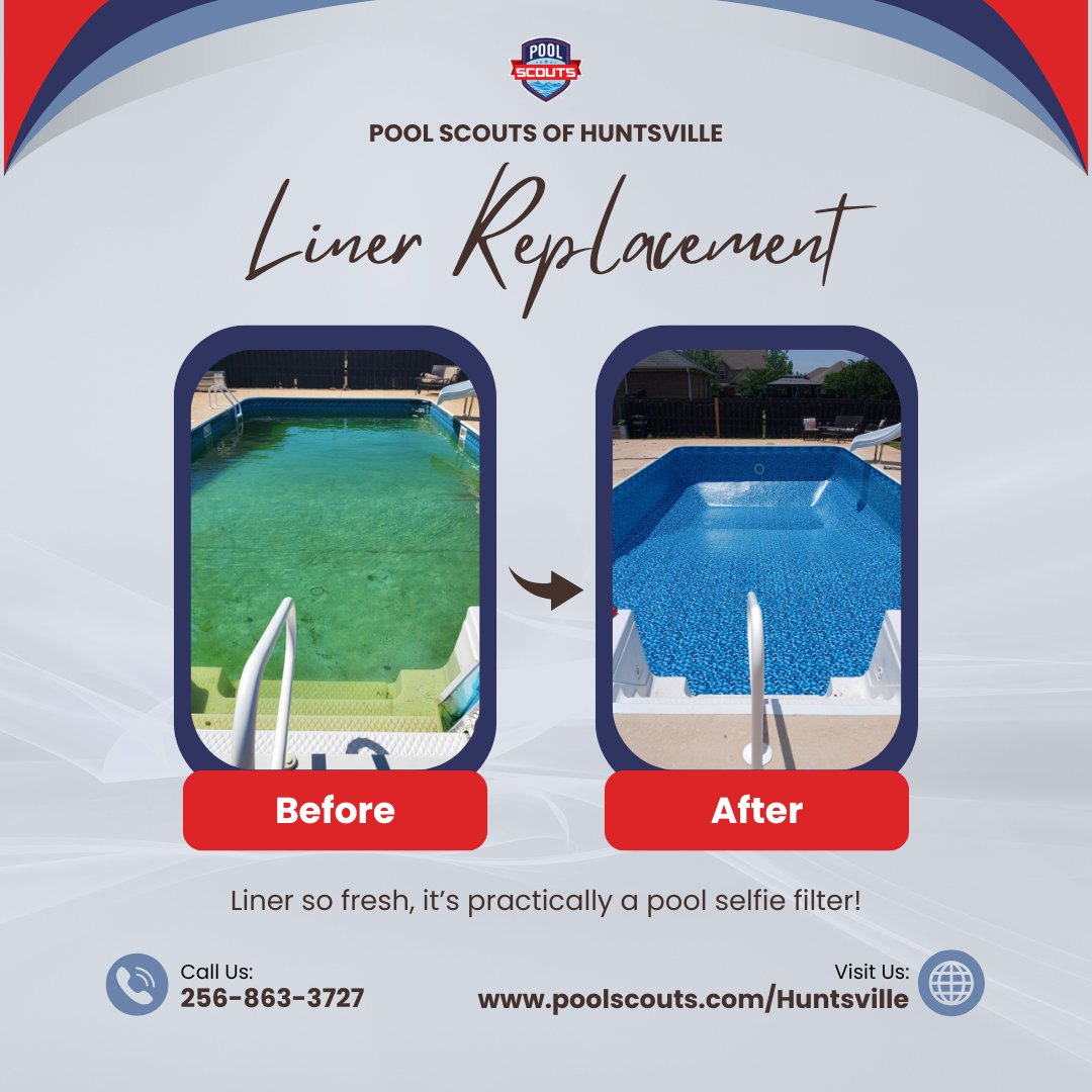 Poolscoutshsv's tweet image. Pool goals, unlocked! Save this for summer dreams!

#PoolScoutsHuntsville #PoolTransformation #BackyardGoals #PoolMakeover #SwimSeasonReady