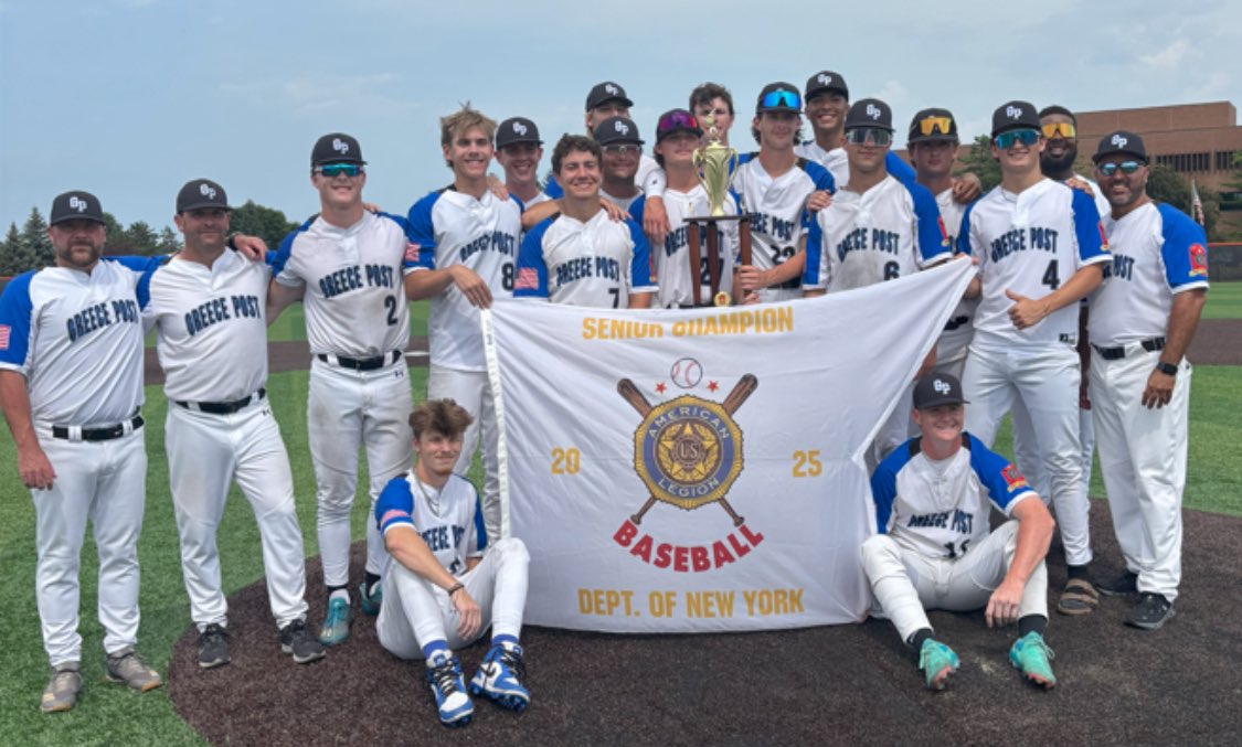 GreecePostBSBAL's tweet image. 4 year epic run for the GP Black &amp;amp; Blue….

➡️Avg. 25 wins a year 
➡️3x @MCLegionBSBL 🏆s
➡️3x @NYALBaseball  🏆s
➡️3x @legionbaseball 
NE Regional appearances 
➡️2025 NE Regional 🏆
➡️2025 @ALWS_Shelby Appearance 

GREECE POST  ➡️
WHERE CHAMPIONS PLAY

@PickinSplinters