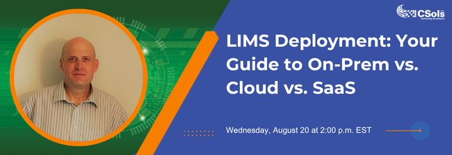 CSolsInc's tweet image. ⚡ LIMS hosting isn’t one-size-fits-all.
On-prem, cloud, SaaS—each comes with trade-offs in cost, security & scalability.
Which is right for your lab? Join us Wednesday 👉 hubs.la/Q03D8s7s0..
#LabInformatics #LIMS