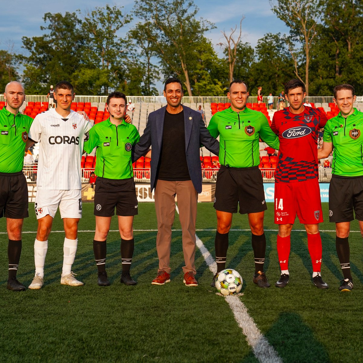 Loudoun United Football Club (@loudoununitedfc) on Twitter photo Thank you, Congressman Suhas Subramanyam of Virginia's 10th District, who came out for the ceremonial coin toss and cheered on the Red-and-White to a comeback victory on Saturday.
#LoudAndUnited | <a href="/RepSuhas/">Rep. Suhas Subramanyam (VA-10)</a> Thank you, Congressman Suhas Subramanyam of Virginia's 10th District, who came out for the ceremonial coin toss and cheered on the Red-and-White to a comeback victory on Saturday.
#LoudAndUnited | <a href="/RepSuhas/">Rep. Suhas Subramanyam (VA-10)</a>