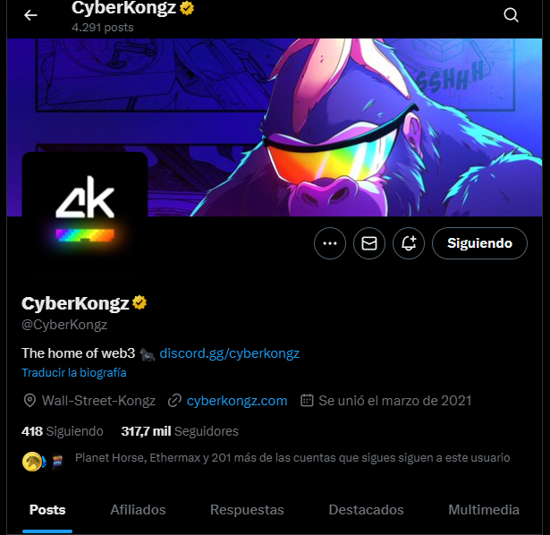 I've been telling you about <a href="/CyberKongz/">CyberKongz</a>  for a while now.

The moment is approaching, don't waste any more time!