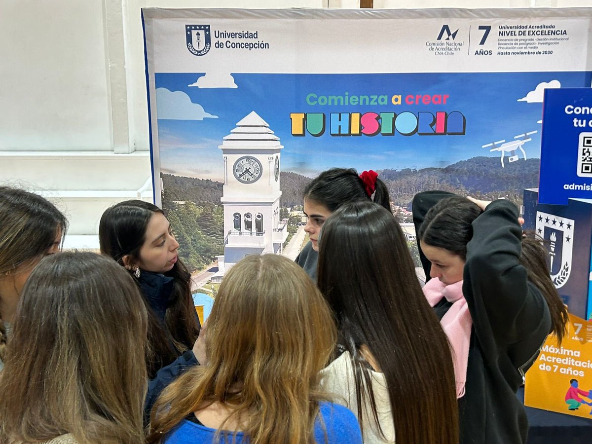 AdmisionUdeC (@admisionudec) on Twitter photo #AdmisiónUdeC Participamos en ferias vocacionales entregando información de la <a href="/udeconcepcion/">Universidad de Concepción</a> a 2600 estudiantes de enseñanza media del Colegio de La Salle Temuco, Lycée Français Charles de Gaulle, Colegio San Francisco Javier de Puerto Montt y Liceo María Auxiliadora de Linares #AdmisiónUdeC Participamos en ferias vocacionales entregando información de la <a href="/udeconcepcion/">Universidad de Concepción</a> a 2600 estudiantes de enseñanza media del Colegio de La Salle Temuco, Lycée Français Charles de Gaulle, Colegio San Francisco Javier de Puerto Montt y Liceo María Auxiliadora de Linares