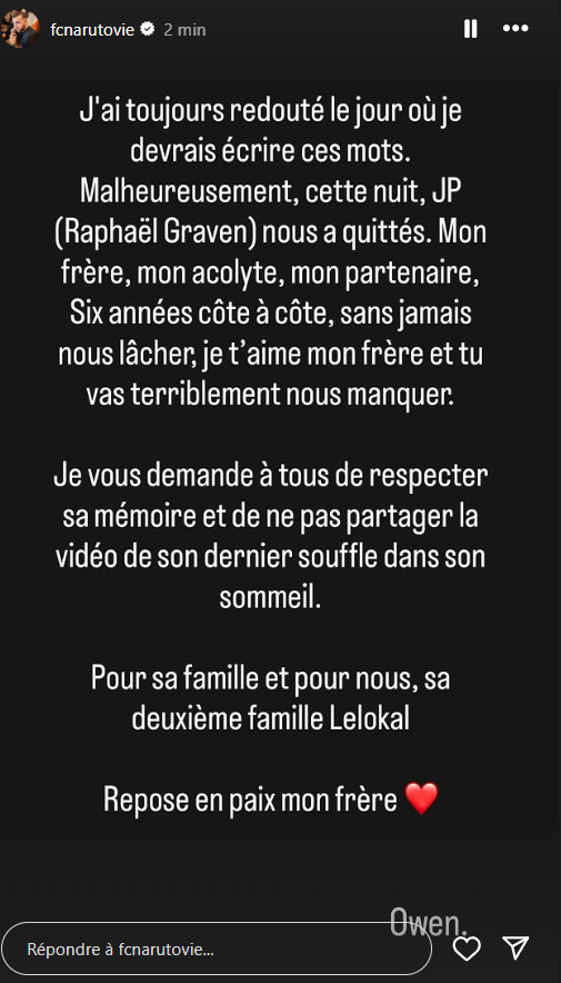 CerfiaFR's tweet photo. 👉 La vidéo de son décès en direct circule sur les réseaux sociaux. Ses proches demandent de ne pas la diffuser pour "respecter sa mémoire". https://t.co/POZmYKnpj1