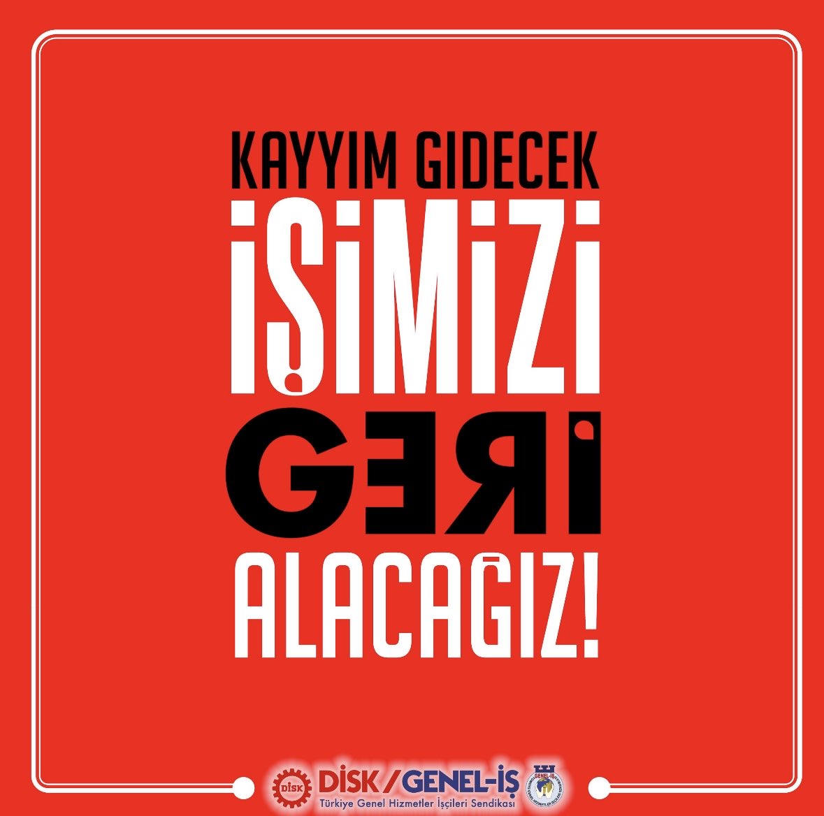 “Van Büyükşehir Belediyesi’nde haksız yere işten atılan üyelerimizin yanındayız. Dayanışmamız büyüyerek devam edecek.
