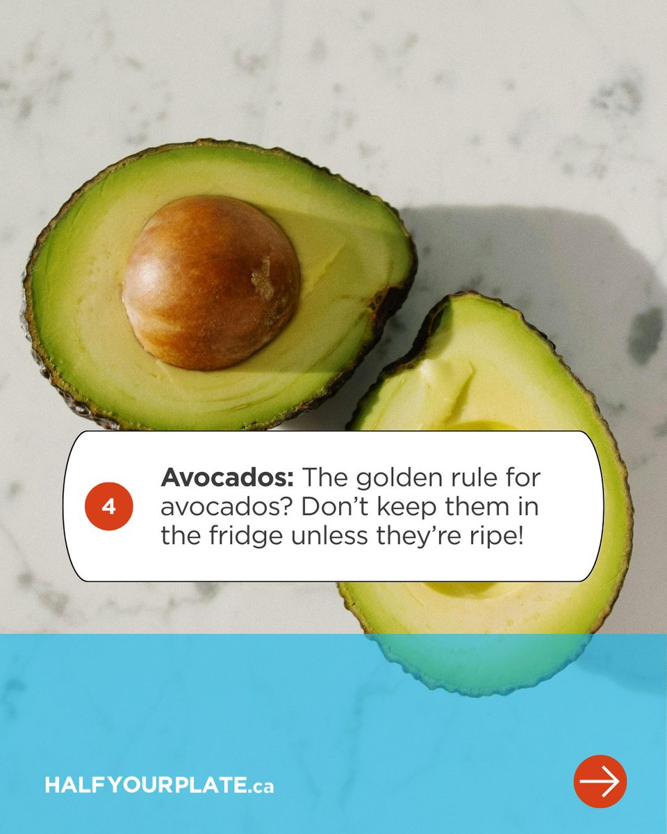 Keeping all your various produce nice, crisp and fresh may seem confusing, but we’re here to help! This quick guide will help you keep your favourite produce looking and tasting great!  🧑‍🍳🥑

 #PrepLikeAPro #HealthyEating  #HealthyHacks #HalfYourPlate #MealPrepGoals