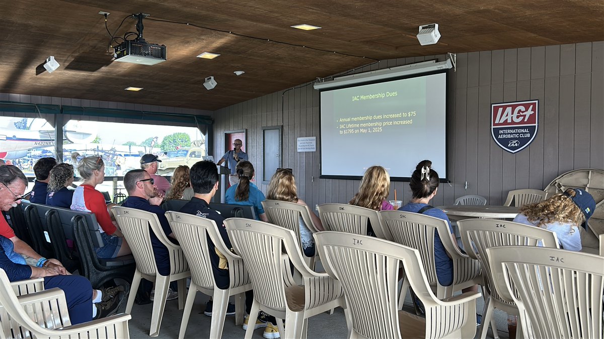 Did you miss the annual member meeting at 2025 Airventure? We've got you covered 😎 Check out the member meeting notes, now live and available at the link below! #IAC

Member meeting notes > iac.org/meeting-docs