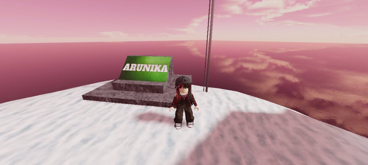 AKHIRNYA BISA SAMPE PUNCAK ARUNIKA