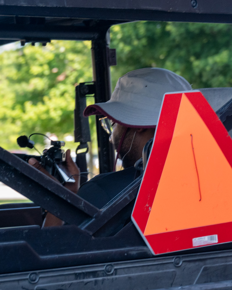 First day of school means Year 10 of Coach <a href="/17NickHill/">Nick Hill</a> offering students a lift to class. Director of Football Ops Chris Gillespie riding shotgun.

<a href="/CGesus/">Chris G</a> | #SalukiFootball247