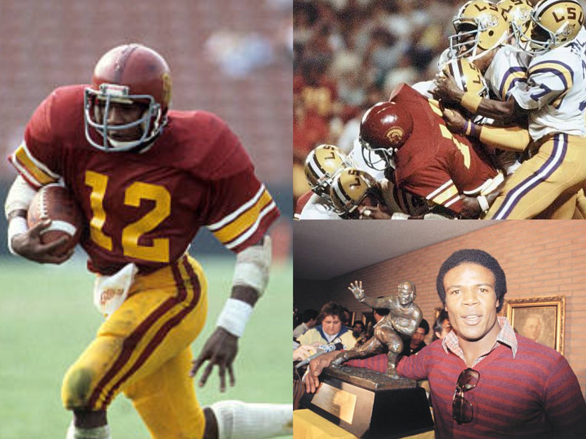 RomeroWestCoast 🎙️🏈🏀 (@romerowestcoast) on Twitter photo Charles White 1️⃣2️⃣ days until Trojan 🏈
In the 1979 game between USC and LSU, Charles White, USC's star RB, played a crucial role in the Trojans 17-12 victory.
The game, played in Tiger Stadium 😎
White also won the Heisman Trophy in ‘79.
#FightOn ✌🏿| <a href="/uscfb/">USC Football ✌️</a> | heismanU 🏆 Charles White 1️⃣2️⃣ days until Trojan 🏈
In the 1979 game between USC and LSU, Charles White, USC's star RB, played a crucial role in the Trojans 17-12 victory.
The game, played in Tiger Stadium 😎
White also won the Heisman Trophy in ‘79.
#FightOn ✌🏿| <a href="/uscfb/">USC Football ✌️</a> | heismanU 🏆