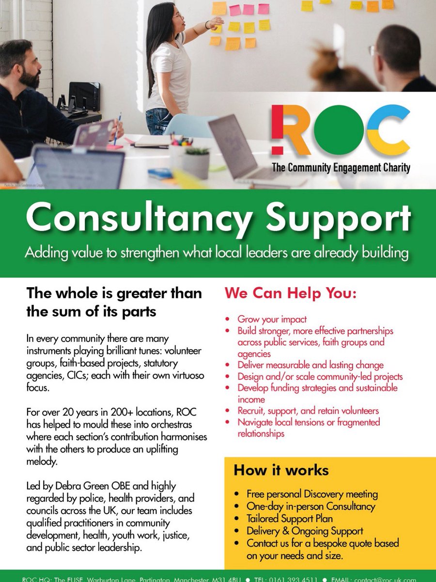 Debra Green OBE DL (@debrajgreen) on Twitter photo We are pleased to be launching our new consultancy service today. Do reach out if you need our help for your business, charity, church, network, agency. contact info@roc.uk.com or send a DM We are pleased to be launching our new consultancy service today. Do reach out if you need our help for your business, charity, church, network, agency. contact info@roc.uk.com or send a DM