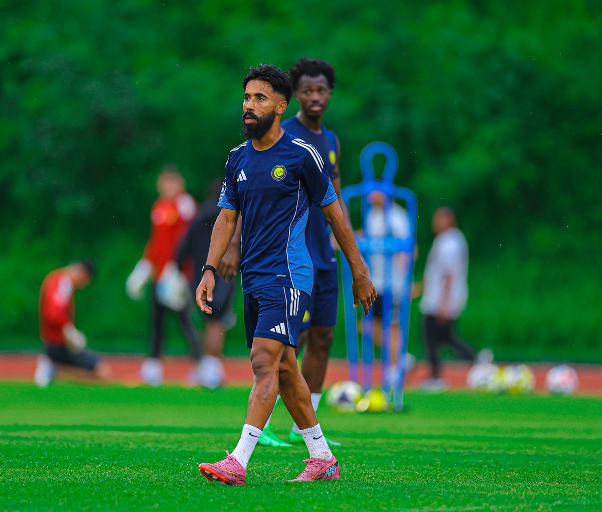 AlNassrFC's tweet image. التحضيـر الأخيـر لمباراة السوبـر غدًا ⏳
#النصر_الاتحاد | #النصر_في_هونغ_كونغ
