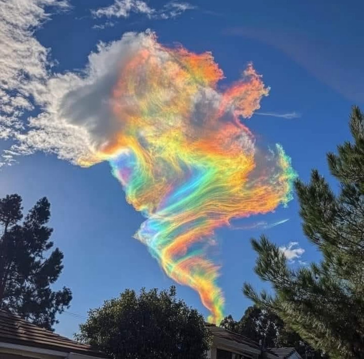Fire Rainbows: A Rare Cloud phenomenon #sky #skyphenomenon #cloud #clouds #viral #capture #rare