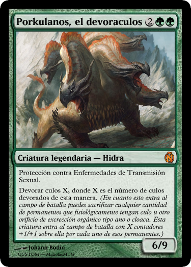 Si a este ritmo los puretas del magic sin proxies me dirás que tampoco puedo jugar mi comandante personalizado favorito (saben que van a perder).