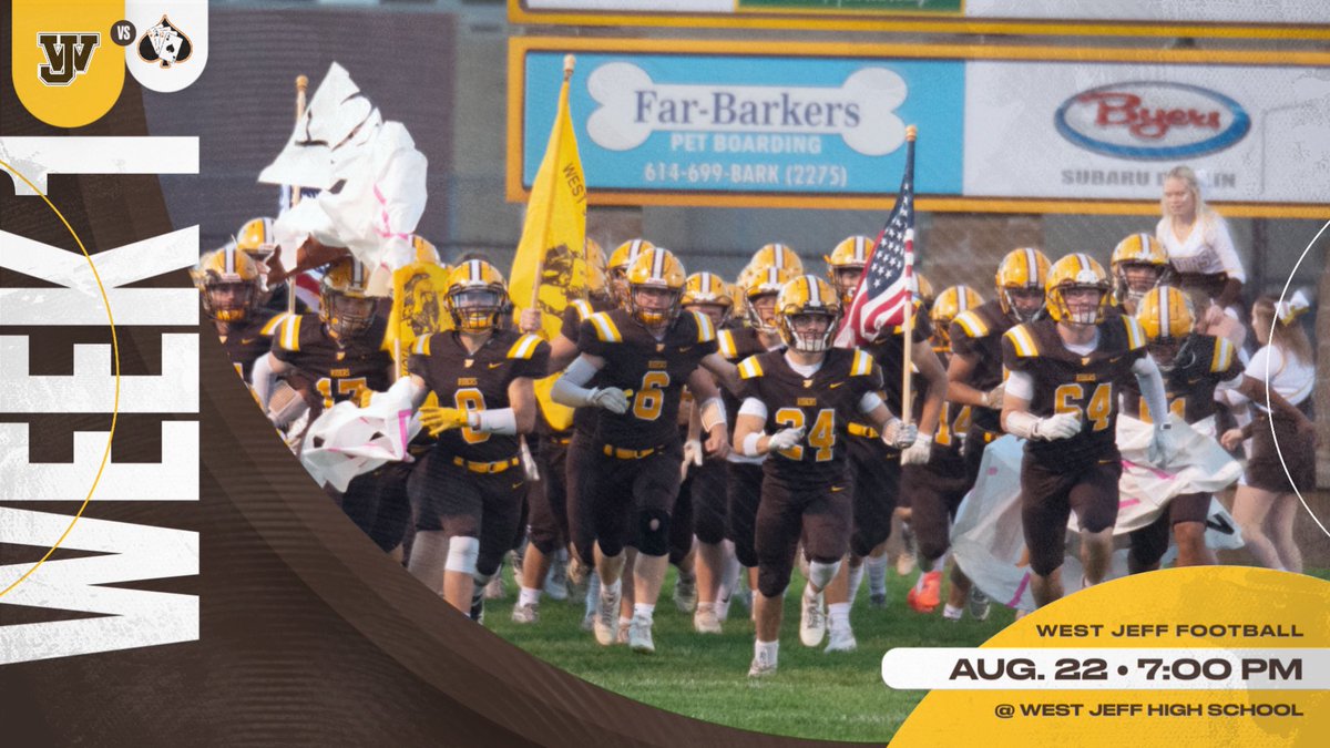 Week 1: West Jeff vs Amanda Clearcreek
Hall of Fame Game

Location:
West Jefferson High School
1 Roughrider Dr.
West Jefferson, OH 43162

Start Time:
7:00 PM