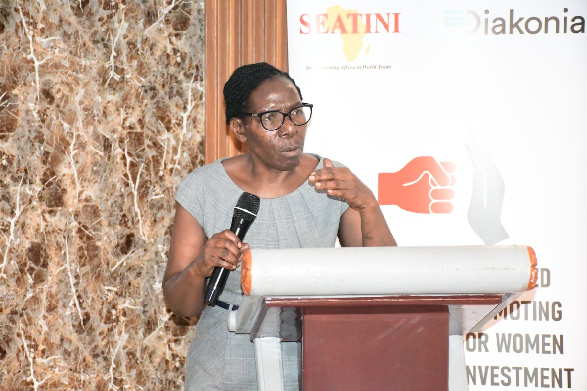 SEATINIUGANDA's tweet photo. Uganda, Kenya, and others compete against each other by offering better tax breaks and incentives, which undermines workers’ and women’s rights. -Ms. Jane Nalunga,Executive Director SEATINI Uganda
#FDIJustice #LifeBeforeProfits #SGBV #MakeInvestmentsWork4People @DiakoniaAfrica @herbertk4 @SeatiniU @thekhrc @UHRC_UGANDA @Mglsd_UG @ACODE_Uganda @DiakoniaKenya @fidakenya @FIDA_Uganda @GovUganda @The_TUC @SayNotoIFFs