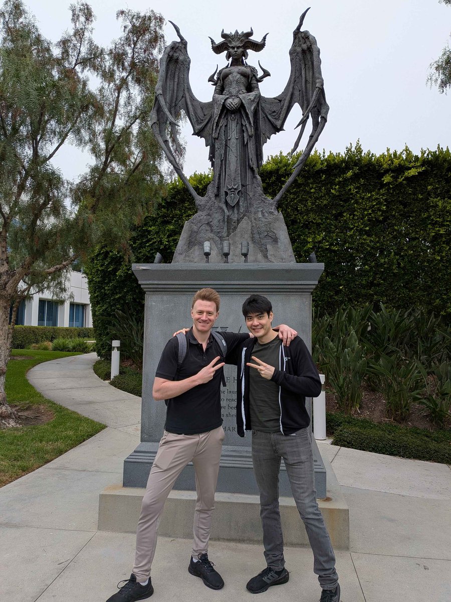 Had an amazing week at Blizzard Campus. Met so many awesome people and loved what I saw. #DiabloIV is looking super exciting!