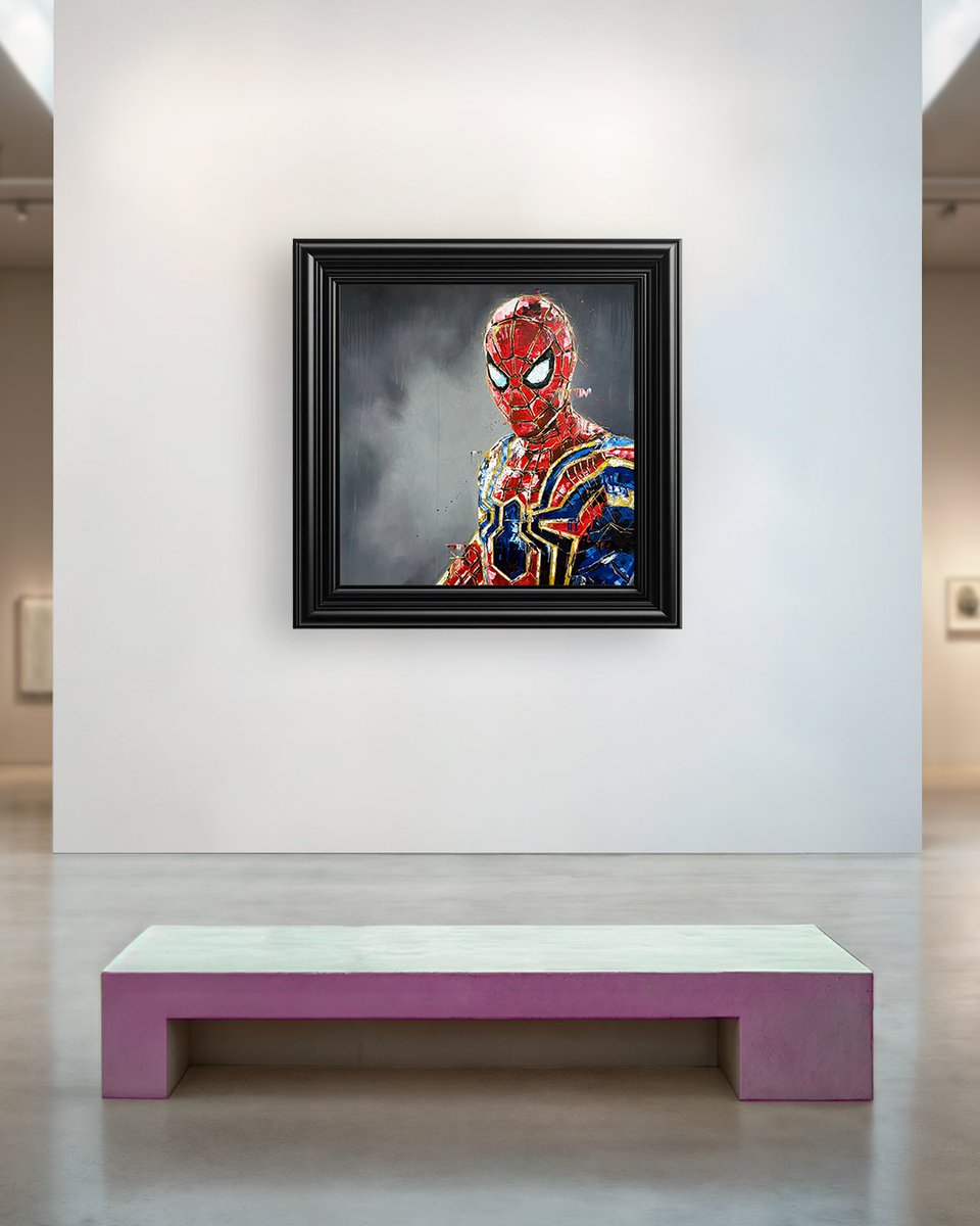 John Charles's investigation into the emotional and symbolic weight of pop culture is powerfully showcased in these three acrylic-on-canvas works.