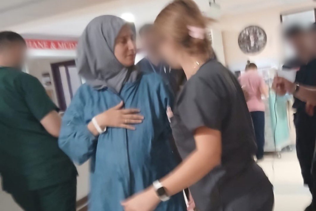 Merve Zayım—a teacher &amp; mother—was forced to give birth under custody today while 8.5 months pregnant in Edirne Prison.

She faces 6+ years on charges the ECHR (Yalçınkaya v. Türkiye) has ruled unlawful—violating:
Right to a fair trial
Right to family life
Rights of the child