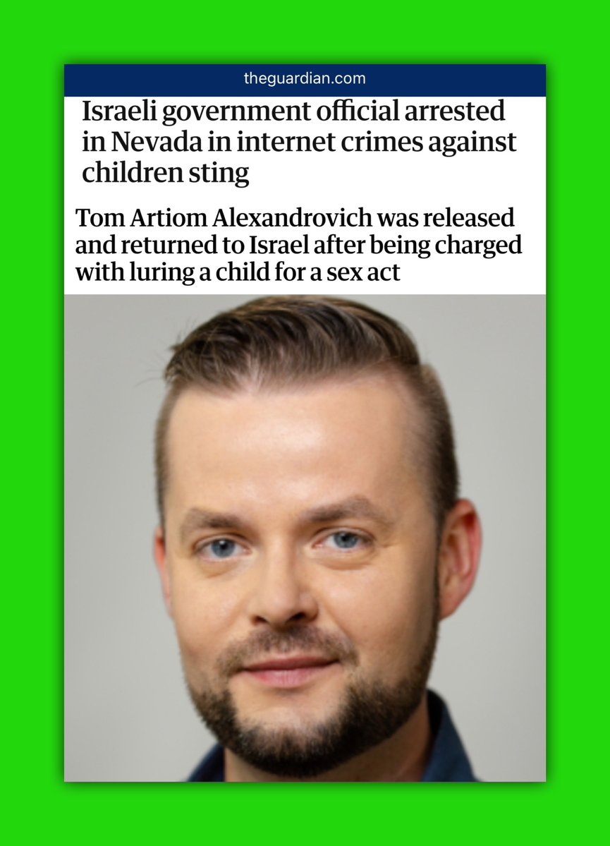 GenXGirl (@genxgirl1994) on Twitter photo In America, if you throw a sandwich, you will be charged with felony and fired from your job.
But if you’re an Israeli pedo caught in a sting operation, you’ll be set free and sent back to Israel, with an apology for the inconvenience.
Right <a href="/AGPamBondi/">Attorney General Pamela Bondi</a> ? In America, if you throw a sandwich, you will be charged with felony and fired from your job.
But if you’re an Israeli pedo caught in a sting operation, you’ll be set free and sent back to Israel, with an apology for the inconvenience.
Right <a href="/AGPamBondi/">Attorney General Pamela Bondi</a> ?