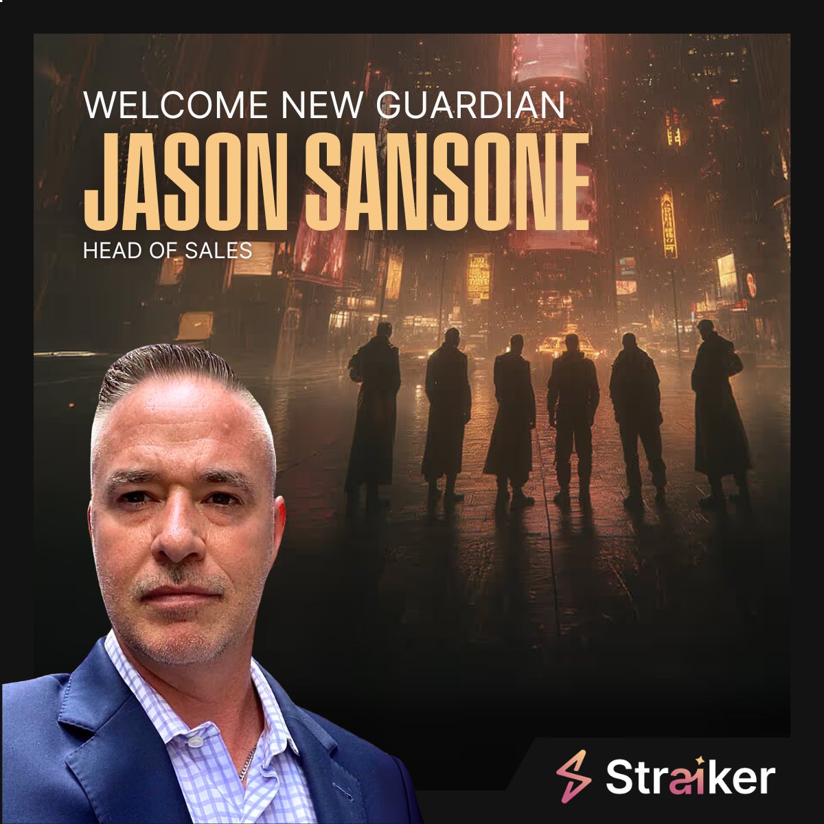 𝐓𝐨𝐝𝐚𝐲, 𝐰𝐞 𝐰𝐞𝐥𝐜𝐨𝐦𝐞 𝐉𝐚𝐬𝐨𝐧 𝐒𝐚𝐧𝐬𝐨𝐧𝐞 𝐚𝐬 𝐚 𝐆𝐮𝐚𝐫𝐝𝐢𝐚𝐧 𝐫𝐞𝐚𝐝𝐲 𝐭𝐨 𝐥𝐞𝐚𝐝 𝐭𝐡𝐞 𝐜𝐡𝐚𝐫𝐠𝐞 𝐨𝐧 𝐨𝐮𝐫 𝐬𝐚𝐥𝐞𝐬 𝐟𝐫𝐨𝐧𝐭 𝐥𝐢𝐧𝐞.

We are excited to have him a part of our mission! 🚀