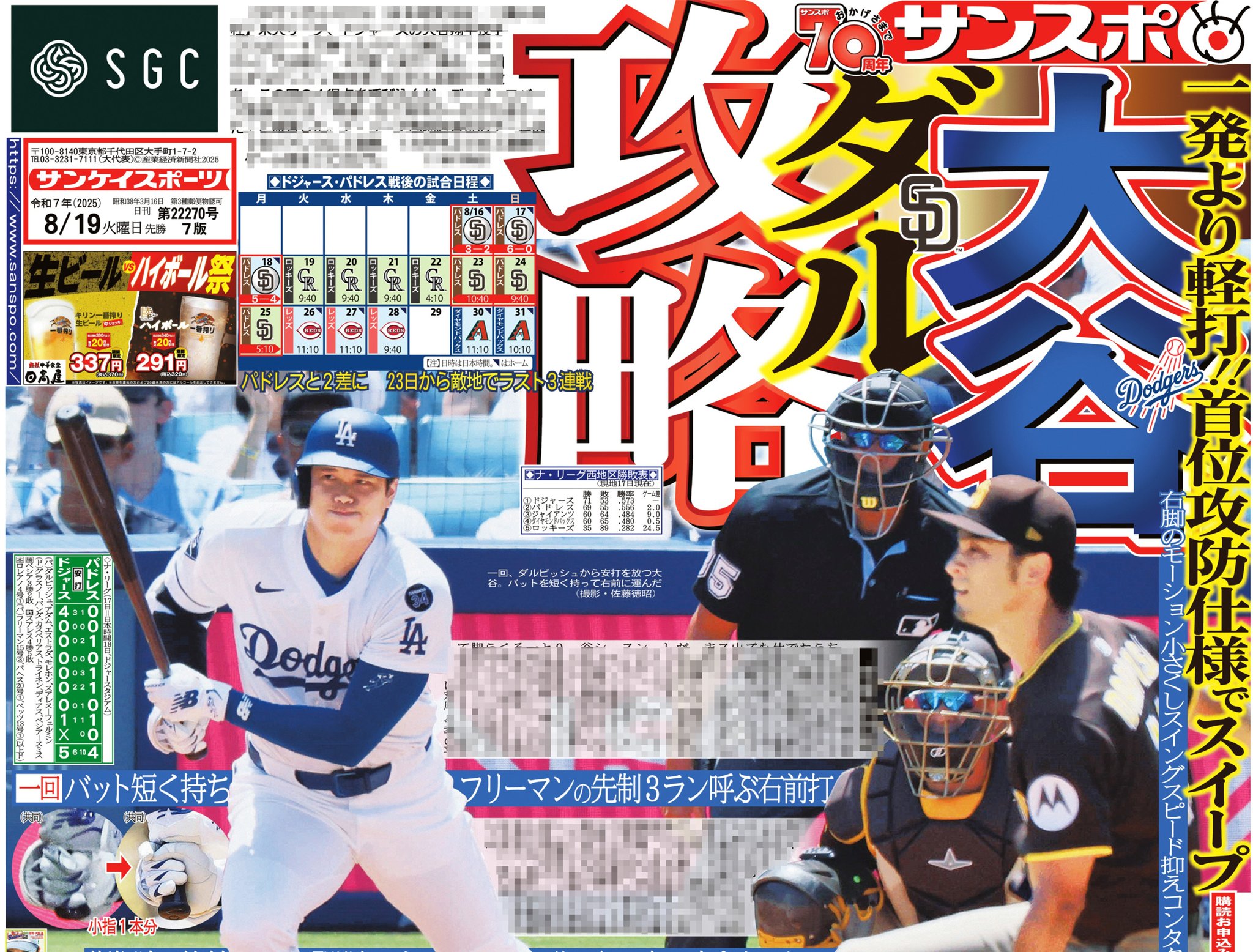 サンケイスポーツ（サンスポ）公式 on X: 