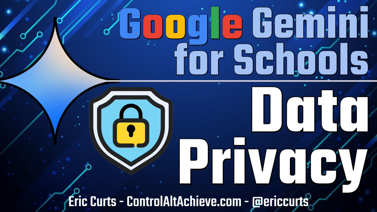 Eric Curts (@ericcurts) on Twitter photo Why Every School Should be Using Gemini - controlaltachieve.com/2025/08/gemini…
🛡️ Free data privacy protection for schools! Your content is NOT:
🔗 Shared with others
🤖 Used for training AI models
💰 Used for advertising
🔎 Reviewed by humans
#EdTech #GoogleEDU <a href="/GoogleForEdu/">Google for Education</a> <a href="/GeminiApp/">Google Gemini App</a> Why Every School Should be Using Gemini - controlaltachieve.com/2025/08/gemini…
🛡️ Free data privacy protection for schools! Your content is NOT:
🔗 Shared with others
🤖 Used for training AI models
💰 Used for advertising
🔎 Reviewed by humans
#EdTech #GoogleEDU <a href="/GoogleForEdu/">Google for Education</a> <a href="/GeminiApp/">Google Gemini App</a>