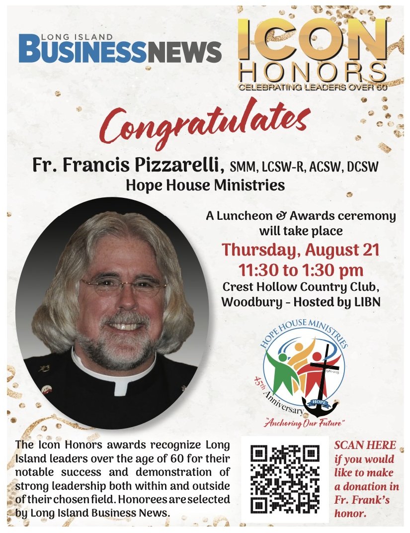 To make a donation in honor of Fr. Francis Pizzarelli and his 45 year commitment to the power of Hope, visit hhm.org/donate-online/