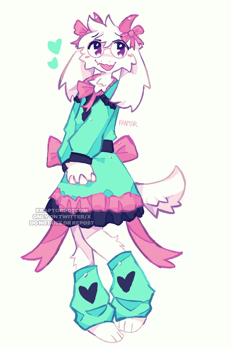 cute boy in cute dress 
#DELTARUNE
