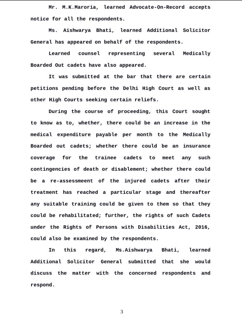 The report by <a href="/AmritaNayak3/">Amrita Nayak</a> in The Indian Express, highlighting the plight of officer cadets discharged from top military institutes due to disabilities sustained during training, prompted the Supreme Court to take suo motu cognizance.