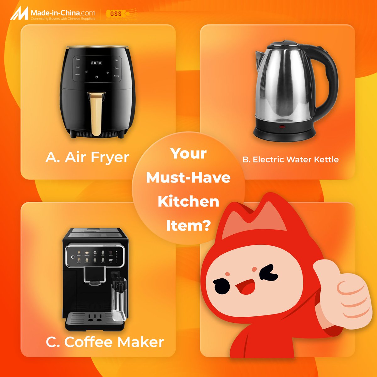 madeinchina_b2b's tweet image. What is your must-buy kitchenware? Tell us what you will pick! 🍴
Find more top-selling during Golden Sourcing Season:u.made-in-china.com/fkLcbYw9
#MIC #MadeInChina #Sourcing #eCommerce #OnlineShopping #SmartSourcing #GoldenSourcingSeason