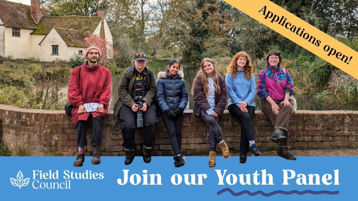 FSCBiodiversity's tweet photo. Shape the work of Field Studies Council while gaining valuable transferable skills and training 

📢 Applications to join our Youth Panel are now open 📢 

We welcome applications from all young people regardless of experience or background. https://t.co/c9BwMjB5gQ https://t.co/j1pwrSSghT
