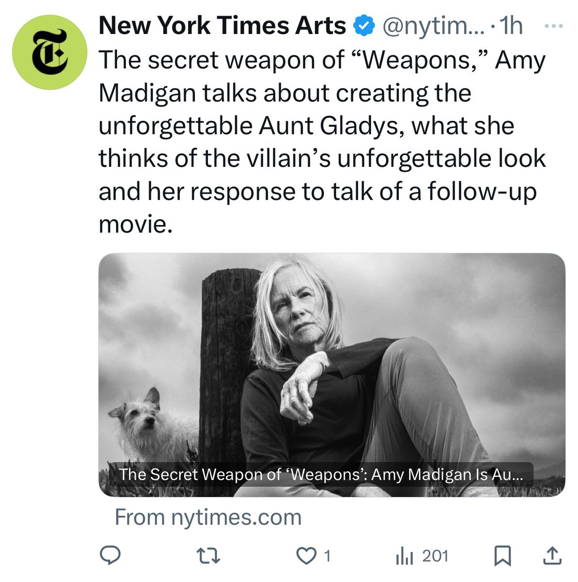 Please buy the writer of this tweet a thesaurus!