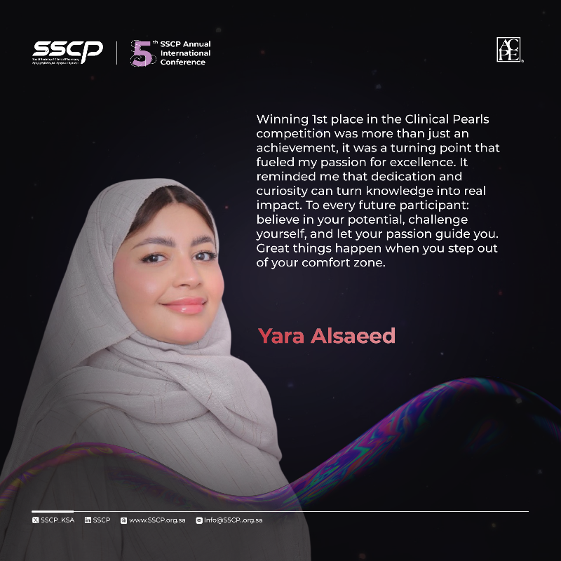 SSCP_KSA's tweet photo. Reflections from excellence ✨

Read what last year’s Clinical Pearls winners shared about their experience.

#SSCP25 #Clinical_Pearls