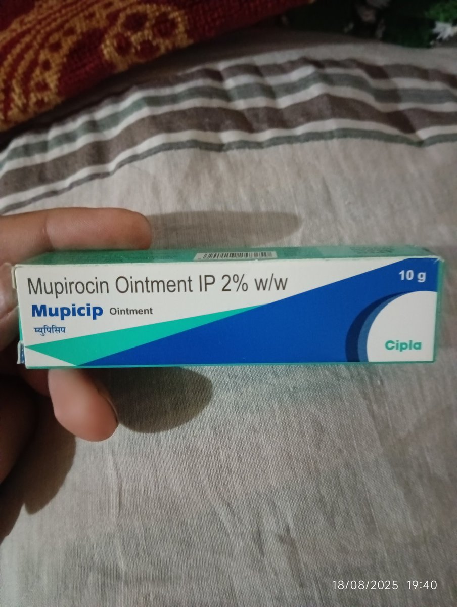 Is it ok to apply mupirocin ointment on baby's mouth