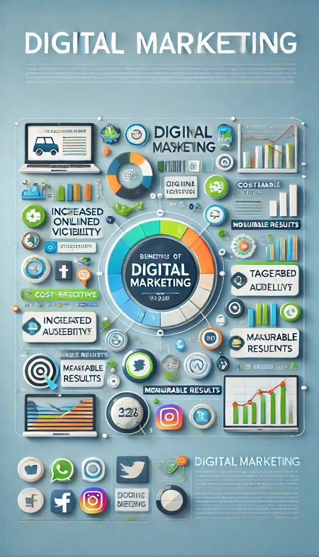 Digital marketing is the use of websites, apps, mobile devices, social media, search engines, and other digital means to promote and sell products and services

hashtag#digitalmarketing hashtag#seo hashtag#socialmedia hashtag#contentmarketing hashtag#ppcmarketing hashtag