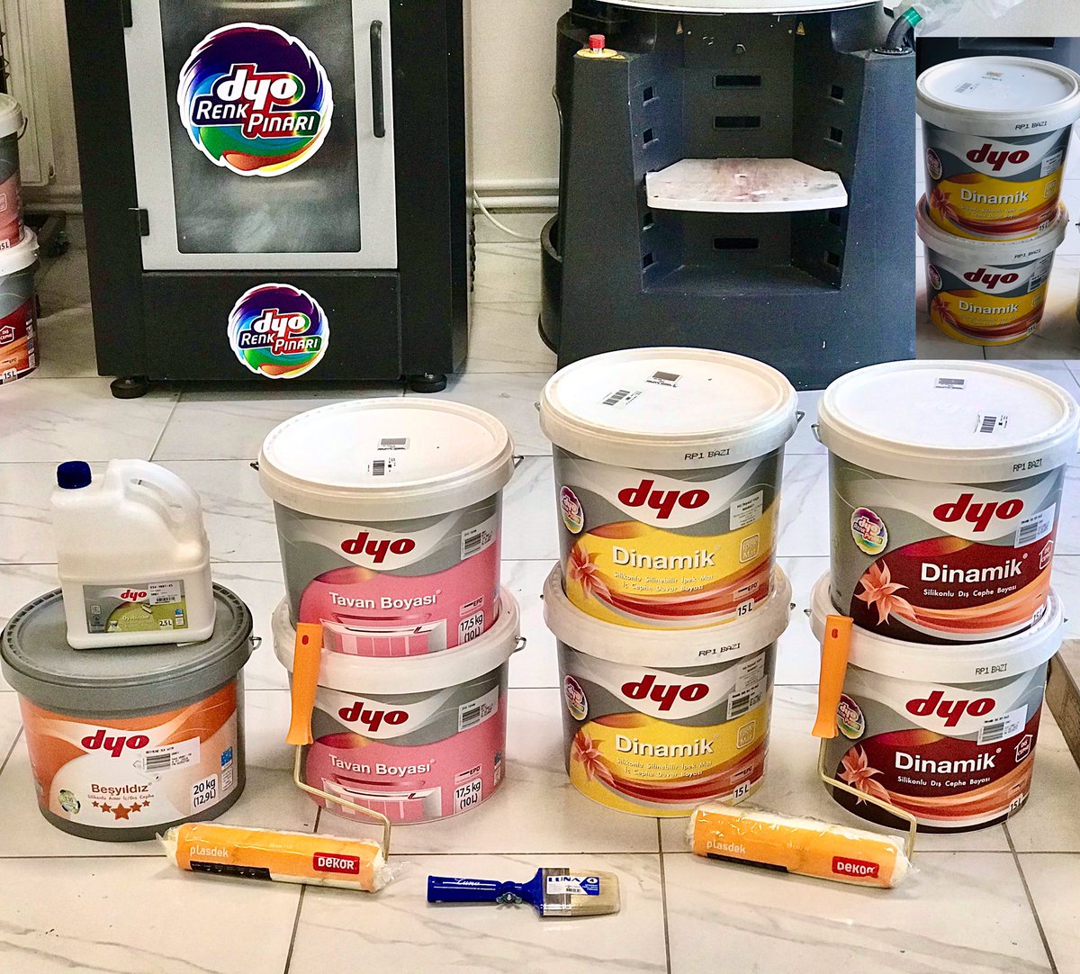 DYO DİNAMİK SİLİKONLU SİLİNEBİLİR İPEK MAT İÇ CEPHE DUVAR BOYASI #dyodinamik #dyodinamikdışcephe #dyotavanboyası #dyoastar  DYO - HG İNŞAAT &amp; YAPI MARKET ABDULLAHPAŞA POLİS KARAKOLU KARŞISI 0542 414 06 23 ELAZIĞ - KALİTE, GENİŞ STOK VE UYGUN FİYAT #hginşaatyapımarket #elazığ