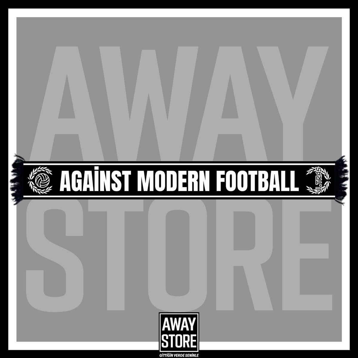 Futbol Kum Sahalarda Güzeldi!

AGAİNST MODERN FOOTBALL (modern futbola karşı) tasarımlı atkı ön satıştadır.

Dokuma atkı olacaktır,sipariş sayısında üretimi yapılacaktır.

Son sipariş tarihi 22 Ağustos Cuma günüdür.Detaylı bilgi için bize ulaşabilirsiniz.

Ön Satış Fiyatı: 200 TL