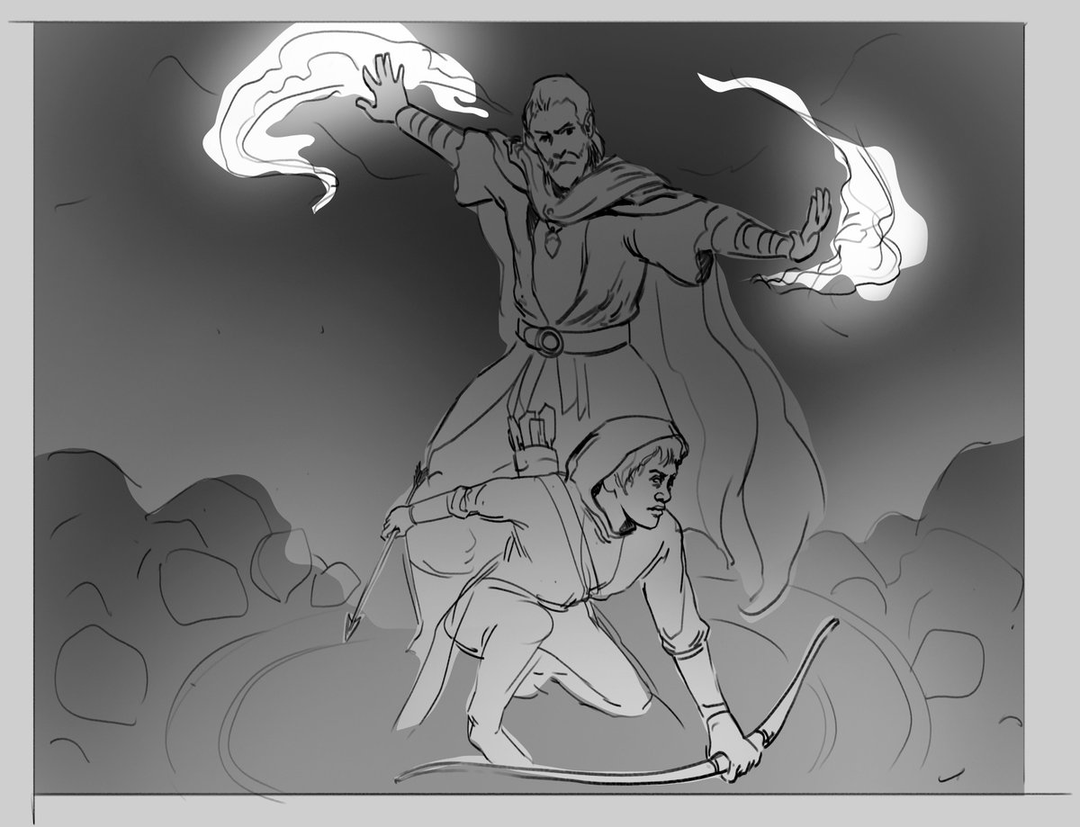 Dramuun and Kaelen are like the backbone of the saga!

Their visuals will reflect their rivalry and connection in our universe.