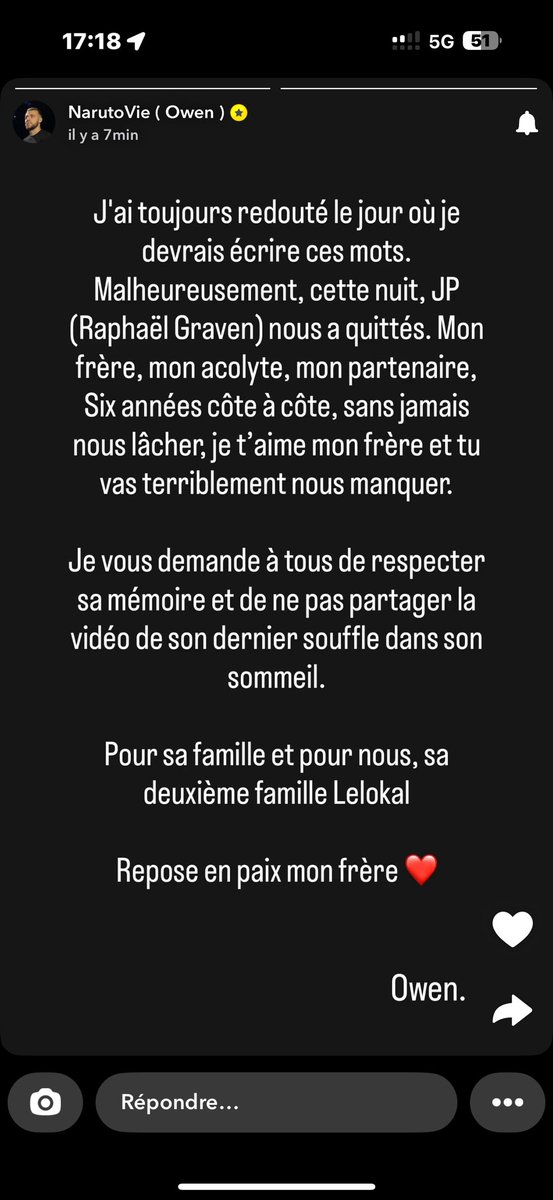 Repose en paix JP t’es une légende ❤️