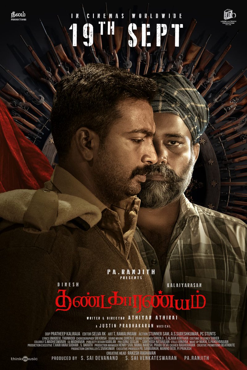 TheLiStudioz's tweet photo. A wild truth behind wildlife and its warriors 🔥 

#ThandakaaranyamFromSept19 - Mark the dates 🗓 

#தண்டகாரண்யம் ❗ உண்மை முழங்கும், உலகமெங்கும்.

#Thandakaaranyam @beemji @officialneelam @LearnNteachprod @AthiraiAthiyan @KalaiActor #Dinesh @Riythvika @VinsuSam @actorshabeer https://t.co/kLtOiM2v2y