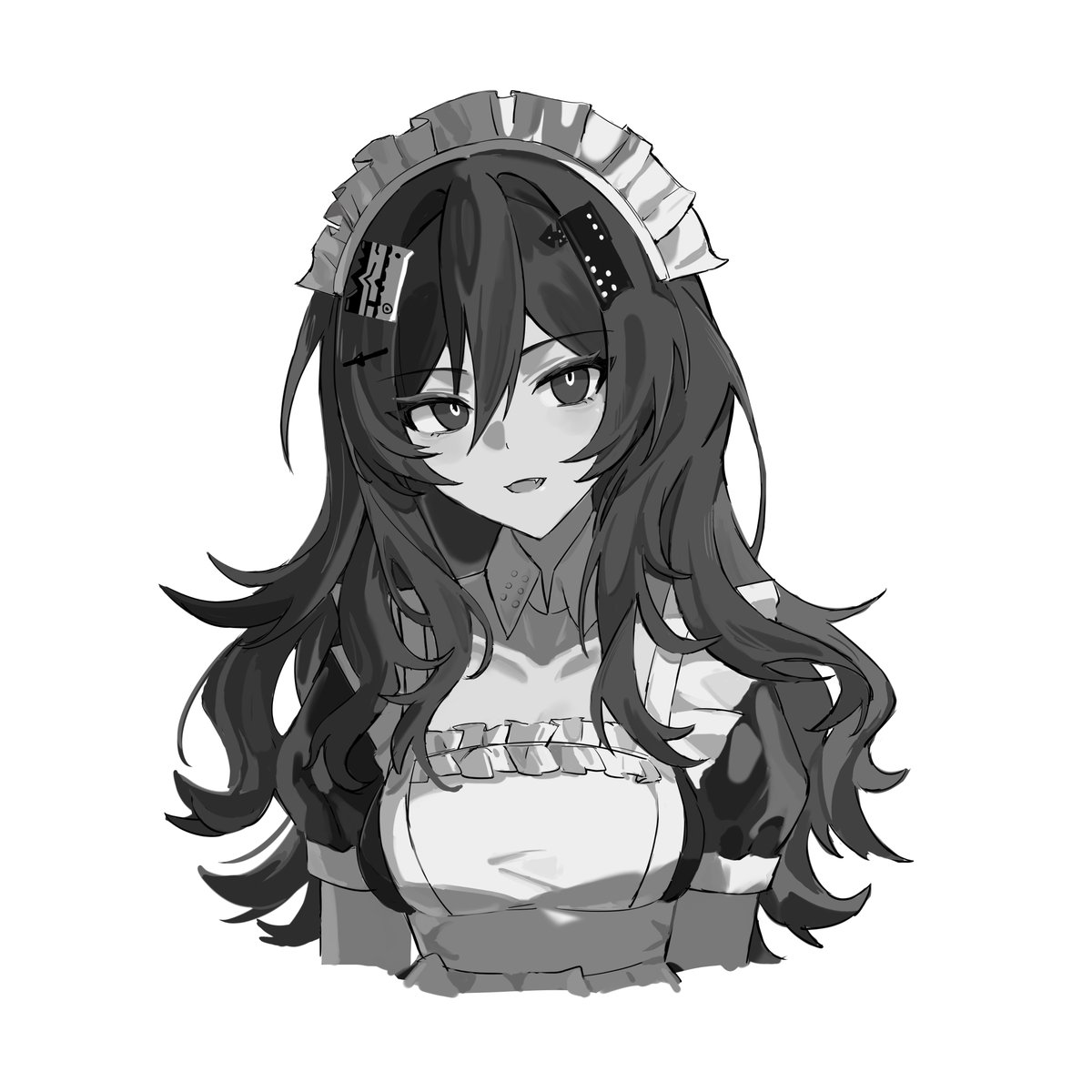 #LQ境界
The maid costume is so cuuuuuuuuute！！！
I couldn't help but draw