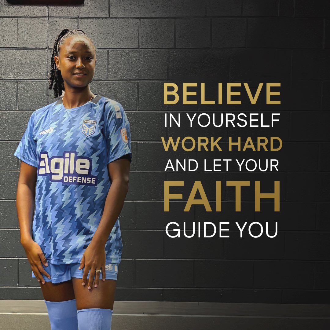 To all the young dreamers: Believe in yourself, work hard, and let your faith guide you. The world is yours. #InJesusNameIPlay
