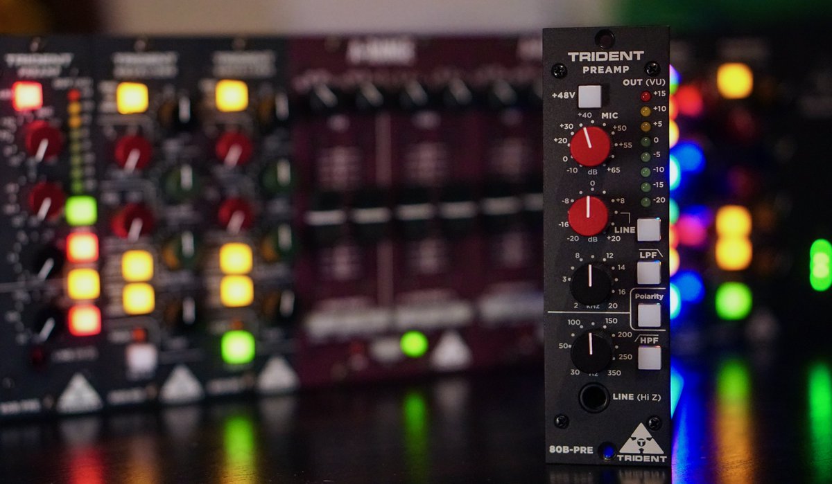 Get the sound of the classic Trident 80B consoles in a 500 Series format. With a Lundahl transformer-coupled microphone preamp and balanced line input, the 80B preamp handles a variety of signal levels with ease.

More: bit.ly/3PVcTLH